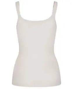 Vera & William Dame Kate singlet merinoull og silke champagne