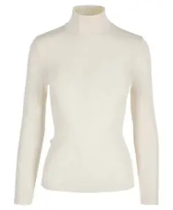 Vera & William Dame Kate pologenser merinoull og silke champagne