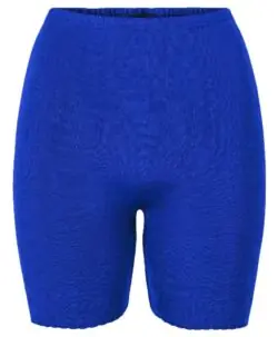 Alternative view of Vera & William Dame Vintage Pointelle mamelukk i merinoull og silke cobalt blue