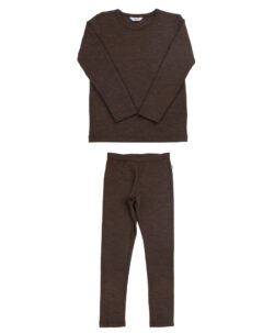 Joha ullsett genser og longs Dark Brown