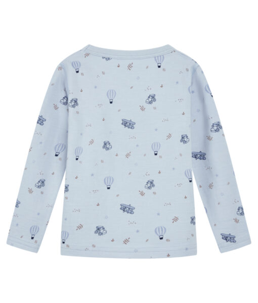 Hust&Claire genser ull/bambusviskose fly og luftballonger Cloud Blue - Image 3