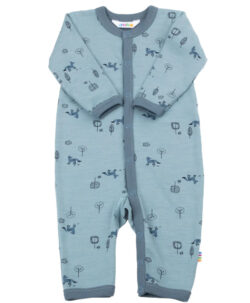Joha heldrakt i ull/bomull rev Blue