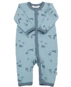 Joha heldrakt i ull/bomull rev Blue