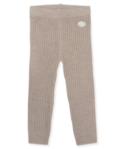 Lillelam bukse ribb i ull beige