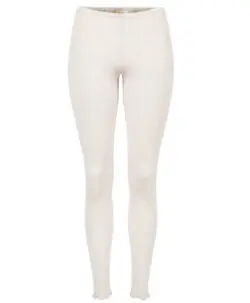 Vera & William Brigitte plissé longs merinoull og silke champagne