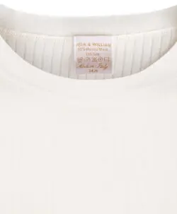 Alternative view of Vera & William Brigitte plissé genser merinoull og silke champagne