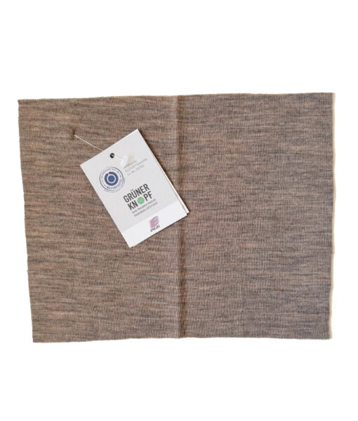 Engel reparasjonslapp 100% økologisk merinoull 15x20 cm Walnut Melange - Image 2