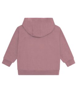 Varm og myk hettegenser fra Hust&Claire laget av 50% merinoull, 45% bambusviskose og 5% polyamid. Det er myk bambusviskose innerst mot huden og ull på utsiden som luner godt. Dette er en ullkvalitet som er fin for sensitiv hud. Sertifisert med Standard 100 fra OEKO-TEX®.