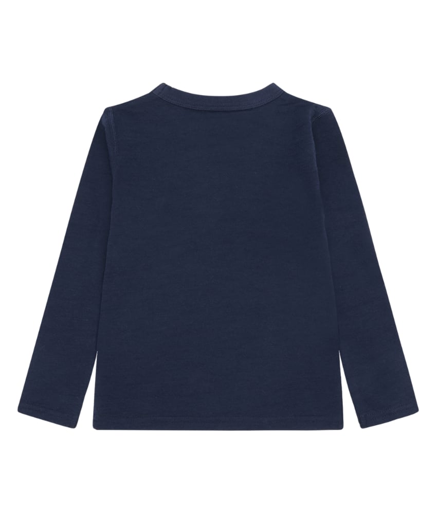 Varm og myk genser fra Hust&Claire laget av 50% merinoull, 45% bambusviskose og 5% polyamid. Det er myk bambusviskose innerst mot huden og ull på utsiden som luner godt. Dette er en ullkvalitet som er fin for sensitiv hud. Sertifisert med Standard 100 fra OEKO-TEX®.