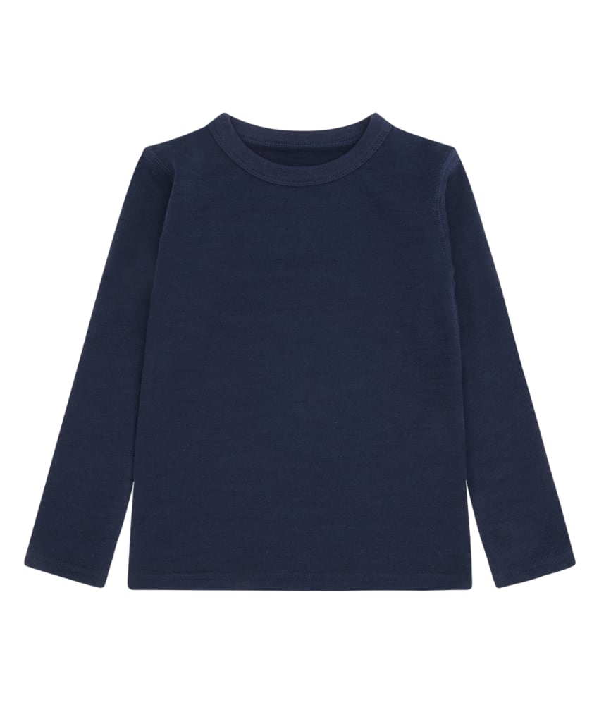 Varm og myk genser fra Hust&Claire laget av 50% merinoull, 45% bambusviskose og 5% polyamid. Det er myk bambusviskose innerst mot huden og ull på utsiden som luner godt. Dette er en ullkvalitet som er fin for sensitiv hud. Sertifisert med Standard 100 fra OEKO-TEX®.