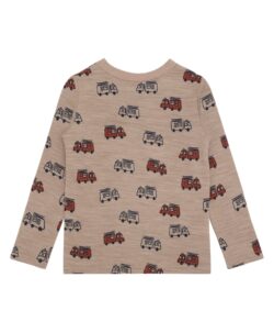 Varm og myk genser fra Hust&Claire laget av 50% merinoull, 45% bambusviskose og 5% polyamid. Det er myk bambusviskose innerst mot huden og ull på utsiden som luner godt. Dette er en ullkvalitet som er fin for sensitiv hud. Sertifisert med Standard 100 fra OEKO-TEX®.