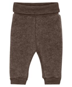 HUTTEliHUT ullfleece bukse Brown Melange