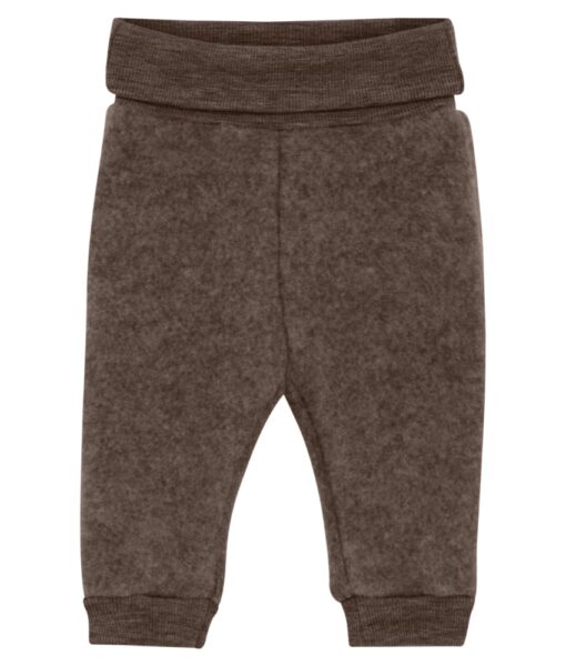 HUTTEliHUT ullfleece bukse Brown Melange