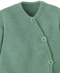 Alternative view of Disana strikket ulldress i 100% økologisk merinoull Jade