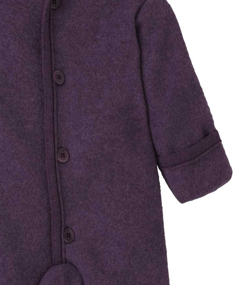 Disana ulldress i 100% økologisk kokt merinoull Aubergine - Image 3
