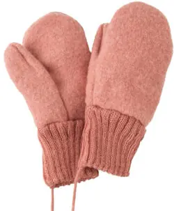 Disana votter i 100% økologisk kokt merinoull Soft Pink
