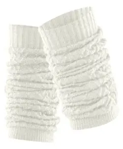 FALKE Fable Estate Women legg varmere i et nydelig fiskebensmønster. Kan også brukes som armvarmer. Laget av 74% ren ny ull, 25% polyamid og 1% elastan. Vaskes fint på ullprogram i vaskemaskin med vaskemiddel for ull/silke.