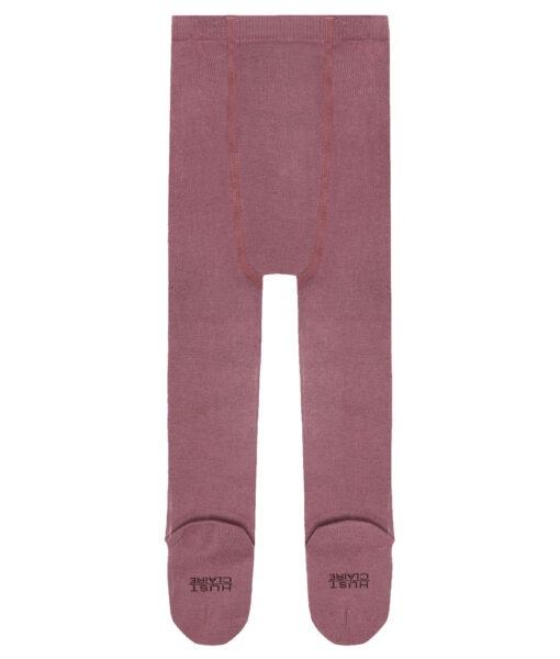 Hust&Claire strømpebukse i ull/bambusviskose Pale Mauve - Image 3