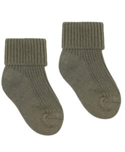 Hust&Claire 2-pack ribb sokker i ull/bambusviskose Turtle