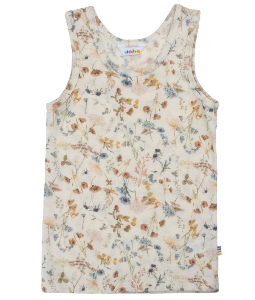 Singlet fra Joha i en myk og luftig ullkvalitet laget av 100% merinoull. Kan maskinvaskes på ullprogram 40°C. Produsert i Europa. Sertifisert med OEKO-TEX® Standard 100 og Woolmark Pure New Wool.