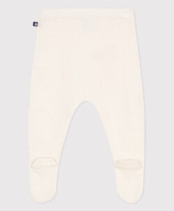 Alternative view of Petit Bateau bukse med fot ull/bomull marshmallow