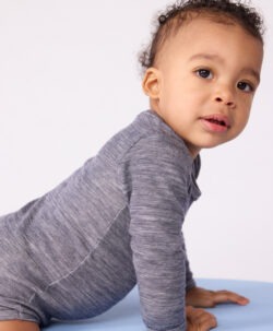 Alternative view of Petit Bateau body ull/bomull soir