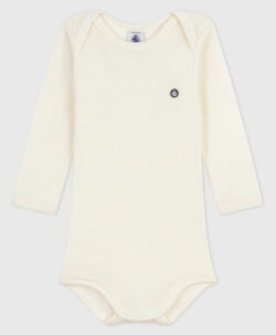 Alternative view of Petit Bateau body ull/bomull ecru