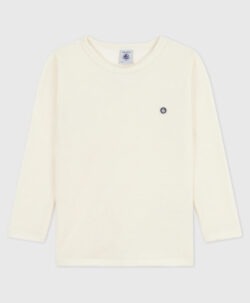 Petit Bateau genser ull/bomull ecru