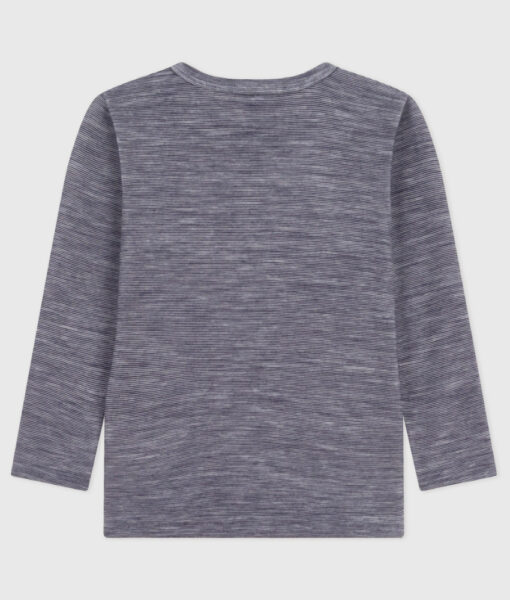 Petit Bateau genser ull/bomull soir - Image 3