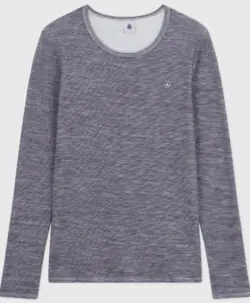 Petit Bateau Dame genser ull/bomull soir
