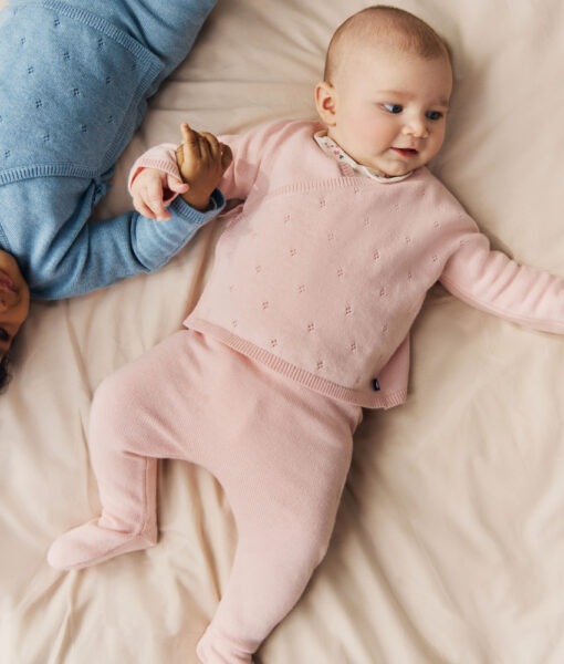 Petit Bateau omslagsjakke ull/bomull joli