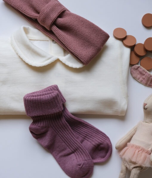 Hust&Claire body ull/bambusviskose krage Ivory