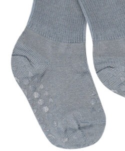 Alternative view of GoBabyGo antiskli sokker i merinoull Stone Blue
