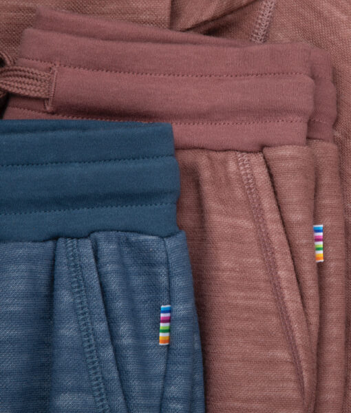 Joha joggebukse barn ull/bambusviskose Dark Denim - Image 4