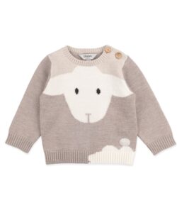 Alternative view of Lillelam genser Lammi beige