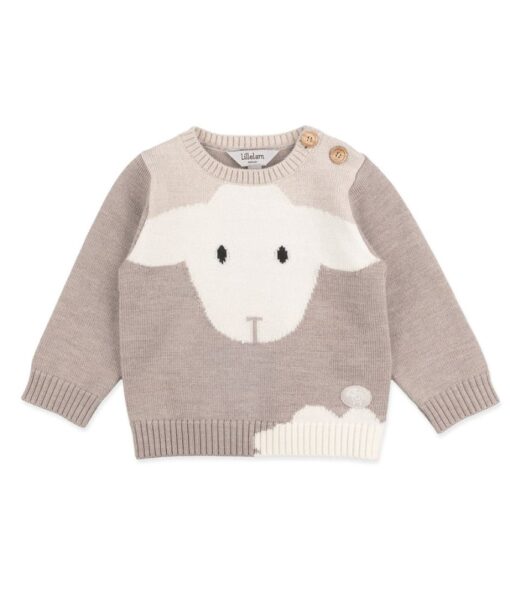 Lillelam genser Lammi beige - Image 2