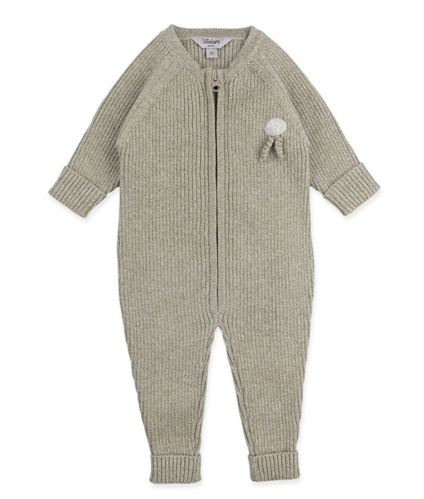 Lillelam sparkedress ribb lys mose - Image 2