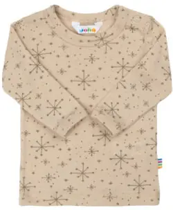 Joha genser merinoull snøkrystaller Beige