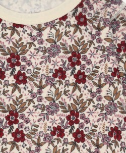 Alternative view of Hust&Claire genser ull/bambusviskose blomster Off White