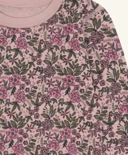 Alternative view of Hust&Claire genser ull/bambusviskose blomster Adobe Rose
