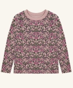 Hust&Claire genser ull/bambusviskose blomster Adobe Rose