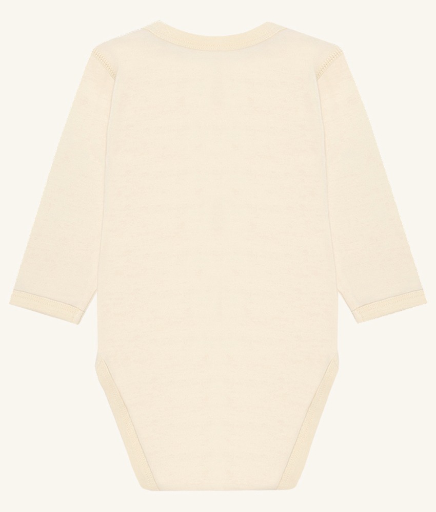 Hust&Claire body ull/bambusviskose kanin og blomster Off White - Image 3