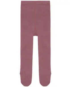 Hust&Claire strømpebukse i ull/bambusviskose Pale Mauve