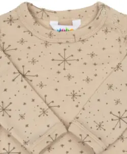 Alternative view of Joha body merinoull snøkrystaller Beige