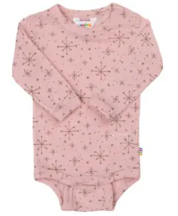 Joha body merinoull snøkrystaller Rosa