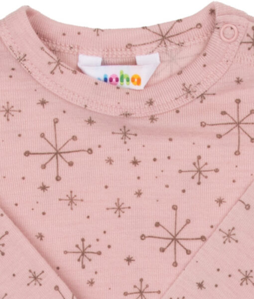 Joha body merinoull snøkrystaller Rosa - Image 2