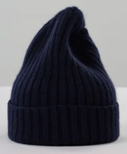 Le Grand Bonnet Beanie i lammeull/angora - Midnight