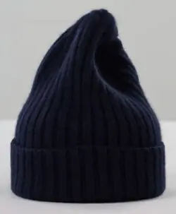 Le Grand Bonnet Beanie i lammeull/angora - Midnight