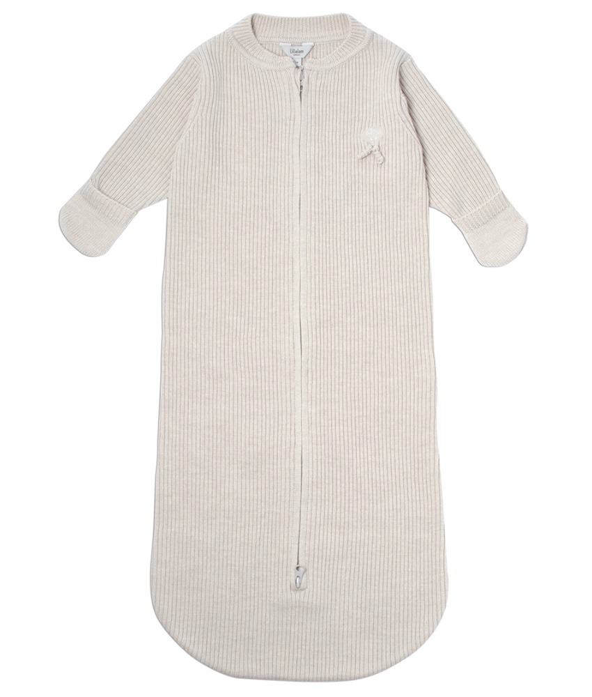 Lillelam sovepose ribb lys beige