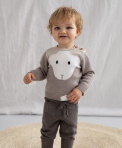 Lillelam genser Lammi beige